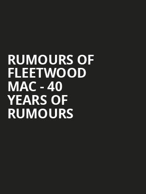 Rumours of Fleetwood Mac - 40 Years of Rumours at Bush Hall